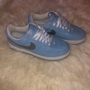 Carolina Blue Low Nike Air One Sneakers